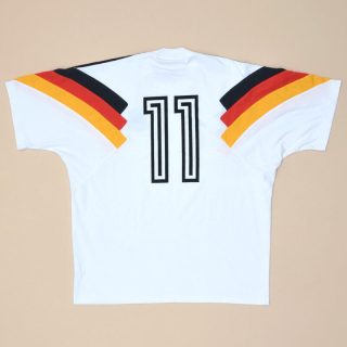 Germany 1992 - 1994 Player Issue Training Shirt #11 (Very good) M