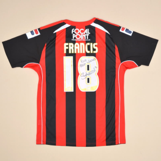 Bournemouth 2011 - 2012 'Signed' Home Shirt #18 Francis (Very good) XL