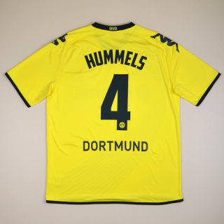 Borussia Dortmund 2011 - 2012 Home Shirt #4 Hummels (Excellent) XXL