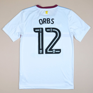 Aston Villa 2016 - 2017 Away Shirt #12 Orbs (Excellent) S/M
