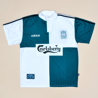 Liverpool 1995 - 1996 Away Shirt (Good) XL