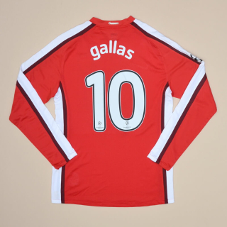 Arsenal 2008 - 2009 Match Worn Home Shirt #10 Gallas (Excellent) L
