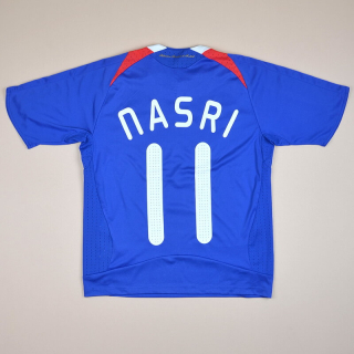 France 2007 - 2008 Home Shirt #11 Nasri (Excellent) YM