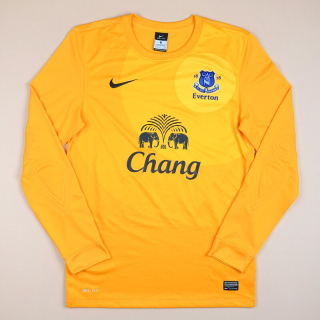 Everton 2012 - 2013 Goalkeeper Shirt (Excellent) S