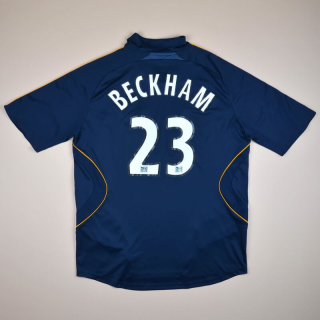 LA Galaxy  2007 - 2008 Away Shirt #23 Beckham (Excellent) M