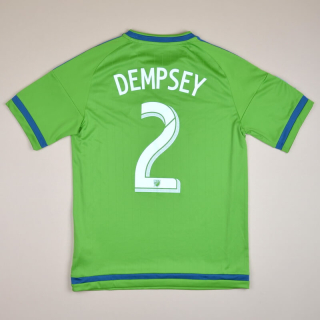 Seattle Sounders 2014 - 2015 Home Shirt #2 Dempsey (Excellent) YL