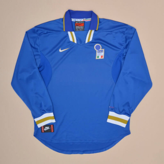 Italy 1996 - 1997 Long sleeve Home Shirt (Good) L