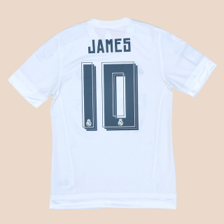 Real Madrid 2015 - 2016 Home Shirt #10 James (Good) S