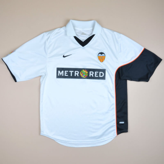 Valencia 2001 - 2002 Home Shirt (Good) M