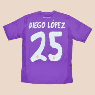 Real Madrid 2013 - 2014 Goalkeeper Shirt #25 Diego Lopez (Very good) YM