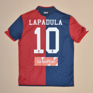 Genoa 2017 - 2018 Match Worn Home Shirt #10 Lapadula (Very good) XL