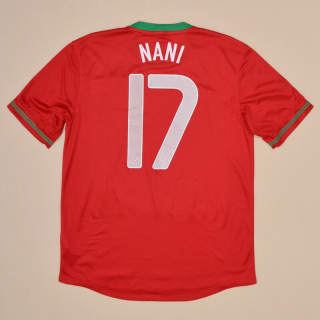 Portugal 2012 - 2013 Home Shirt #17 Nani (Good) M