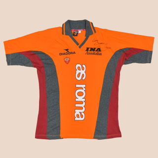 Roma 1998 - 1999 'Signed' Training Shirt (Very good) XL