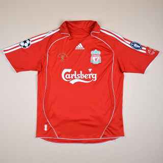 Liverpool 2006 - 2007 Champions League Final Home Shirt (Good) 34/36