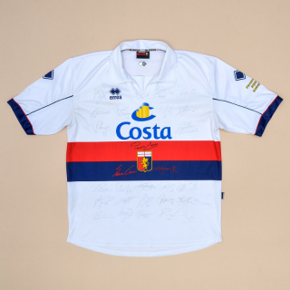 Genoa 2004 - 2005 'Signed' Away Shirt (Very good) XL