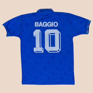 Italy 1992 - 1993 Home Shirt #10 Baggio (Good) XL