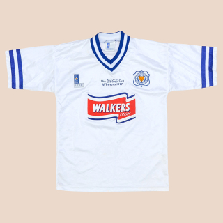 Leicester 1996 - 1998 Cup Winners Away Shirt (Very good) YXL