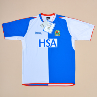 Blackburn 2004 - 2005 'BNWT' Home Shirt (New with tags) L