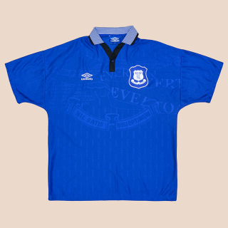 Everton 1995 - 1997 Home Shirt (Very good) XL