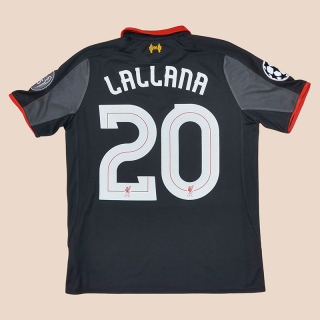 Liverpool 2014 - 2015 Champions League Third Shirt #20 Lallana (Good) S