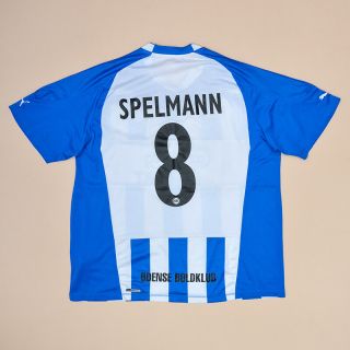 OB Odense 2011 - 2012 Home Shirt #8 Spelmann (Very good) XXL