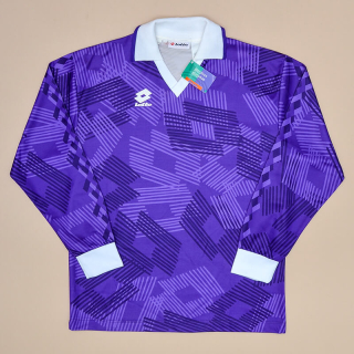 Lotto 1991 - 1993 'BNWT' Fiorentina Style Template Shirt (New with tags) XL