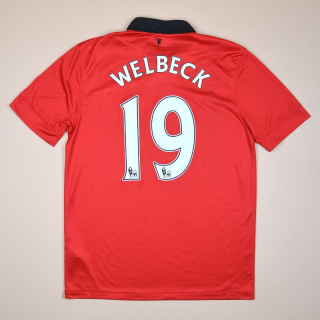 Manchester United 2013 - 2014 Home Shirt #19 Welbeck (Very good) M