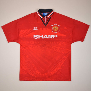 Manchester United 1994 - 1996 Home Shirt (Very good) L