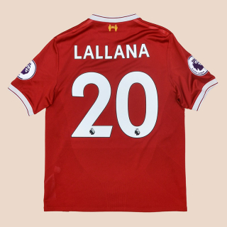Liverpool 2017 - 2018 125 Years Home Shirt #20 Lallana (Not bad) S