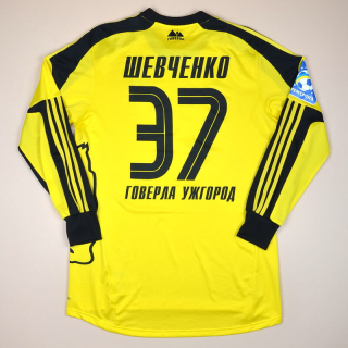 Goverla 2013 - 2014 Match Worn Goalkeeper Shirt #37 Shevchenko (Excellent) XL