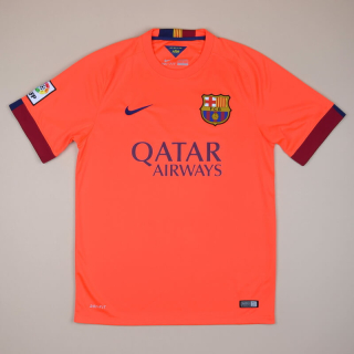 Barcelona 2014 - 2015 Away Shirt (Very good) S