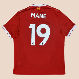 Liverpool 2017 - 2018 125 Years Home Shirt #19 Mane (Excellent) L