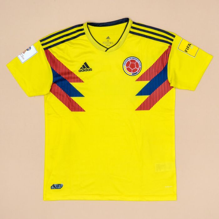 Colombia 2018 2019 Home Shirt Excellent M for sale Vintage Sports Fashion