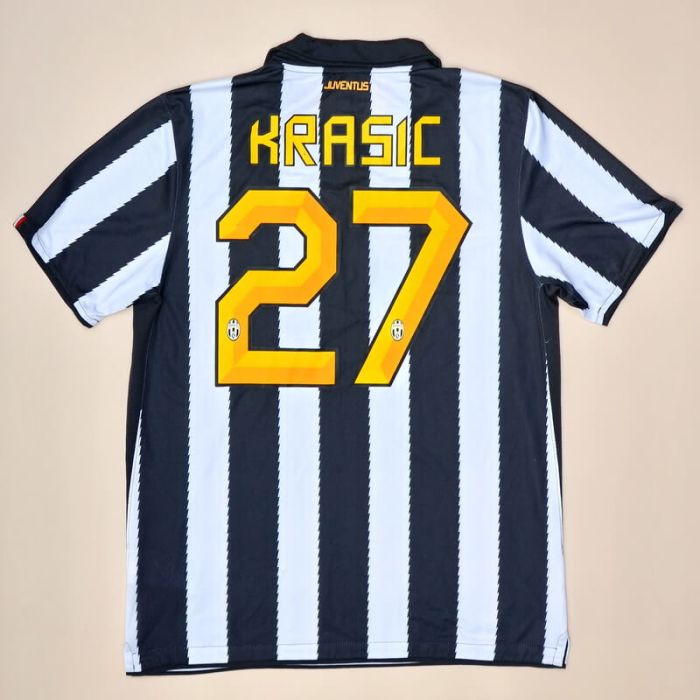 Juventus 2010 2011 Home Shirt 27 Krasic Very good L for sale Vintage Sports Fashion