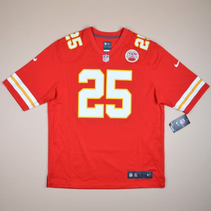 Nike NFL Kansas City Chiefs Jammal outlets Charles Jersey #25 Men's 56