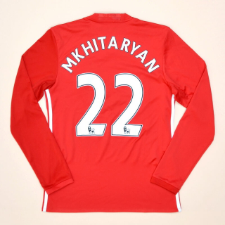 Manchester United 2016 - 2017 Home Shirt #22 Mkhitaryan (Very good) S