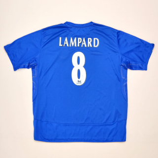 Chelsea 2005 - 2006 Centenary Home Shirt #8 Lampard (Not bad) XXL