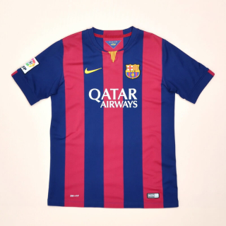 Barcelona 2014 - 2015 Home Shirt (Very good) XL boys