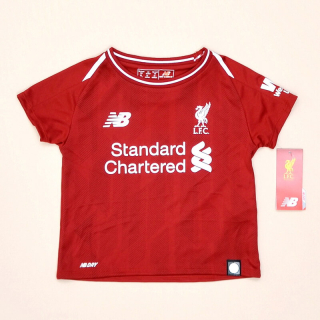 Liverpool 2018 - 2019 'BNWT' Home Shirt (New with tags) 18-24 Months