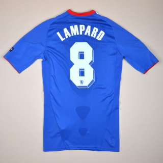 Chelsea 2010 - 2011 Match Issue Champions League Home Shirt #8 Lampard (Very good) L