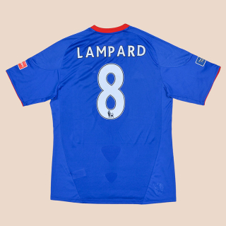 Chelsea 2010 - 2011 Cup Final Home Shirt #8 Lampard (Excellent) L