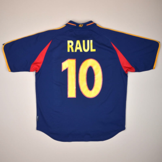 Spain 2000 - 2002 Away Shirt #10 Raul (Excellent) L