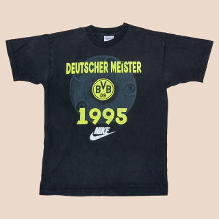 Borussia Dortmund 1994 - 1995 'Champions' Cotton Tee (Good) XL