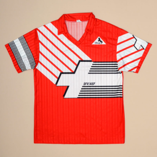 Switzerland  1990 - 1992 Home Shirt (Good) S