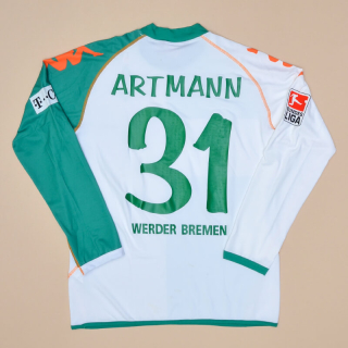 Werder Bremen 2006 - 2007 Match Issue Home Shirt #31 Artmann (Very good) XL