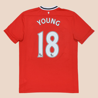 Manchester United 2011 - 2012 Home Shirt #18 Young  (Very good) M