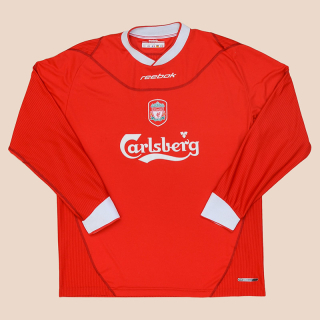 Liverpool 2002 - 2004 Home Shirt (Very good) L