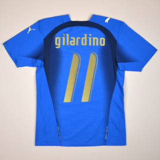 Italy 2006 Home Shirt #11 Gilardino (Good) XS