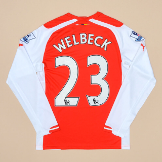 Arsenal 2014 - 2015 Home Shirt #23 Welbeck (Very good) XS