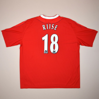 Liverpool 2002 - 2004 Home Shirt #18 Riise (Very good) XXL